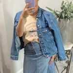 Arizona Jeans Vintage Arizona Denim Jean Jacket Button Down Closure Photo 1