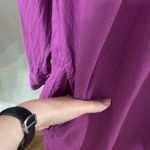 Xirena Blayke cotton poplin shirt dress in purple wine size XS Photo 10