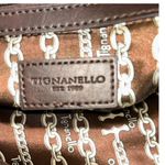 TIGNANELLO Leather Deep Red/ Burgundy Handbag Tote with Two Straps Red Photo 9