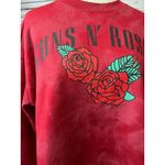 Guns N Roses Sweatshirt Plus 14W 0X Red Pullover Womens‎ Tie Dye Graphic Photo 6