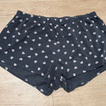 Grayson Threads  Gray Heart Print Pajama Shorts Photo 0