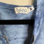 BAEA Womens blue tie dye zippered hoodie Size Medium‎ Photo 1