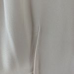 Rachel Roy  Size M Tunic Long Blouse Beige Sleeveless V-neck Tie Front Peplum Photo 5