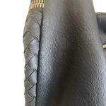 Madison West  Black Vegan Leather Shoulder Bag Photo 3