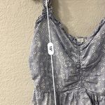 Lush Clothing Lush‎ Womens Blue White Pinstriped Sleeveless Crop Top Size M Photo 3