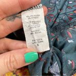 Vintage 90s/Y2k Charlotte Russe Sheer Mesh Floral Mock Neck Bodysuit Size S Gray Photo 5