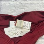 l*space L* Womens Veronica Hipster Bikini Bottom Size XS Textured Cheeky Red New Photo 2