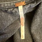 Free People Soundwave Denim Halter Maxi Dress in Black Bohemian Size Large Photo 7