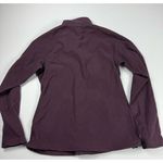 The North Face  Sweatshirt Womens Medium Hoodie Full‎ Zip Long Sleeve Purple TKA 200 Photo 7