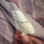 Anthropologie  Aves Les Filles Lavender Long sleeve Full Zip Hooded Jacket L Photo 6