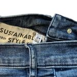 Loft Button Fly Hi-Low Fringe Hem Ankle Jeans, Sz 00/24 Photo 13