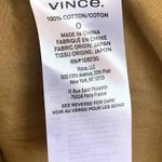 Vince NEW Sleeveless Cotton Shirt Dress in Caramel Brown Photo 11