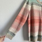 Talbots  Mohair Lambswool‎ Rainbow Pastel Isle Cardigan Sweater Women’s Size 1XP Photo 2