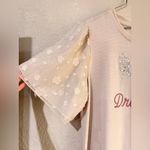 Disney  Women's Shirt - Cinderella Slipper- Lace Sleeves size XL Photo 2