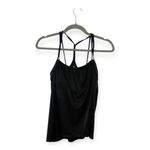 Lululemon Power Y Built-In Bra Tank Top Black Size 6 Lightweight Yoga Photo 2