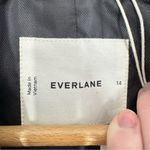 Everlane  The‎ Tencel Sleeveless Longline Blazer Vest Belted Black Size 14 NWT Photo 2