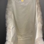 Super Soft Cream Large Faux Fur Tote Bag with Pink Bow Photo 2