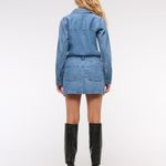 Abercrombie & Fitch Long-Sleeve Denim Shirt Dress Photo 2
