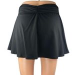 Princess Polly Black A Line Tennis Golf Ruched Pull On Mini Skort Skirt Size S Photo 2