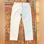 frame denim FINAL PRICE NWOT Frame Le Slouch Crop Bi- Color Jeans Photo 10