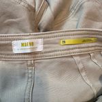 Maeve COLETTA HIGH-RISE CROP WIDE-LEG JEANS Anthropologie Raw Hem Pants Tan Photo 10