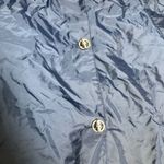 Vintage Aqua Skeen Long Lightweight Parka Raincoat Navy Blue size Petite Medium Photo 2