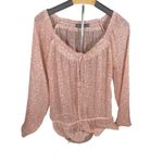 The Limited  ON OFF SHOULDER PINK‎ ROSE TEA FLOWER PRINT BLOUSE TOP S Photo 1