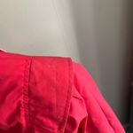 Vintage 80s/90s Mulberry Street Red Trench Coat Belted Jacket Contrast Collar Size 14 Photo 9