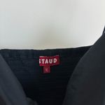 STAUD  Landry Shoulder-Tie Smocked Maxi Dress in Black Size X-Large Photo 4