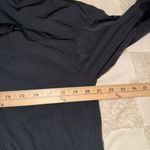 Nike  Black Trench Coat with Hood and Drawstring Waist size XS Photo 2