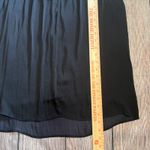 Vera Wang Simply Vera  Pleated Black Sleeveless Blouse Tank Womens Small Elegant Photo 4