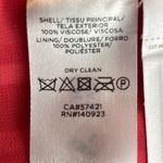 Loft Meadow Bouquet Spring Poppy Ruffled Sleeve Floral Dress Red Size Small Photo 11