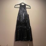 Ramy Brook ellin velvet dress black Large Photo 5