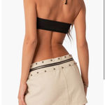 Edikted  Unity Cut-Out Halter Bodysuit Black Photo 3