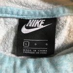 Nike  Swoosh Logo Hoodie Mint Green Womens Large Photo 5
