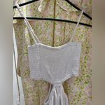 Faithfull the Brand Tayari cutout shirred linen midi dress Photo 5