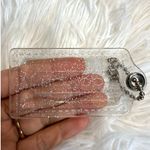 Coach 3”  Poppy Clear Fob Bag Charm Hang tag Hangtag Photo 1