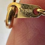 Trifari  vintage gold tone flower pendant necklace Photo 5