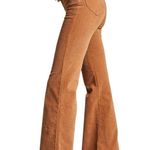 Rolla's EASTCOAST HIGH RISE Vintage Flare Corduroy Pants Tan Brown Pants 25 Photo 3