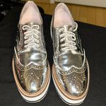 Shellys London mirror wingtip shoes Silver Size 8.5 Photo 1