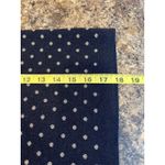 Club Monaco XS Wool Blend Navy Blue Sweater Skirt with Silver Metallic Holiday Photo 5