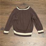 Altar'd State  Brown and Cream Knit Sweater Photo 1
