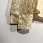 Vintage 1 Park Ave Cream Lace Coquette Union Made Button Down Shirt Size XL Photo 13