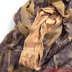 For Love & Lemons  TEMECULA MESH PURPLE NUDE MAXI LONG SLEEVE EMBROIDERED DRESS M Photo 5