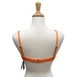 Kate Spade Swimwear Top Sz S Bikini Orange Scalloped Underwire NWT Beach Coastal Photo 1