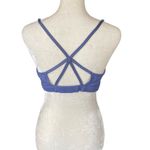 Victoria's Secret Sport L purple lined sports bra criss cross straps adjustable Photo 4
