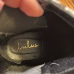 Lulus Lulu’s Cecy Black and White Snake Pointed Toe Ankle Booties 9 Photo 11