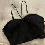 Dress the Population  Sequin Black Tank Top Photo 1