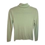 Loft Vintage Key Lime Green Merino Wool Turtleneck Sweater Photo 1
