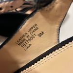 Franco Sarto Black Slingback Heels suede ankle strap size 9 M Photo 9